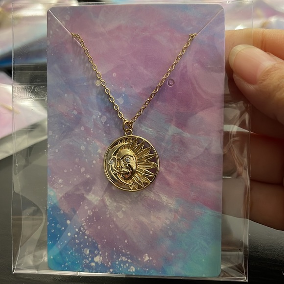 2 LEFT! Solana Sun and Moon Necklace - Picture 6 of 6